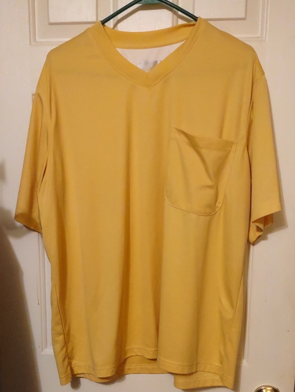 NWOT Men's V-Neck Pocket Tee - Yellow